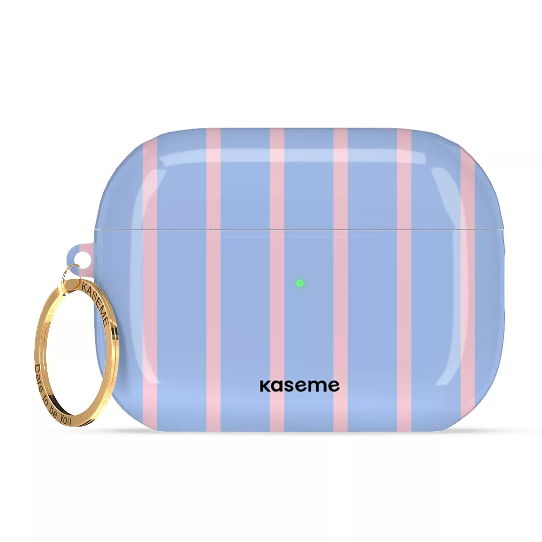 Dolce Striscia Blue AirPods Case - Image 14