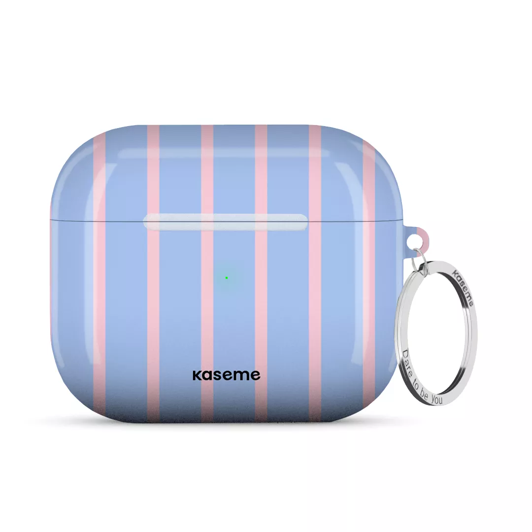 Dolce Striscia Blue AirPods Case - Image 18