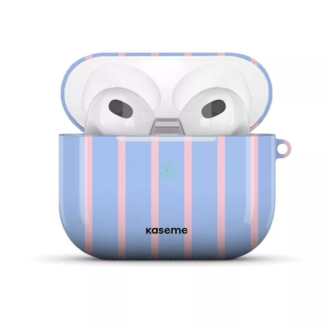 Dolce Striscia Blue AirPods Case - Image 22