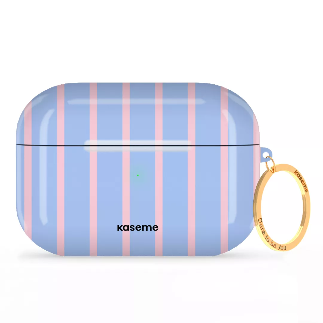 Dolce Striscia Blue AirPods Case - Image 25