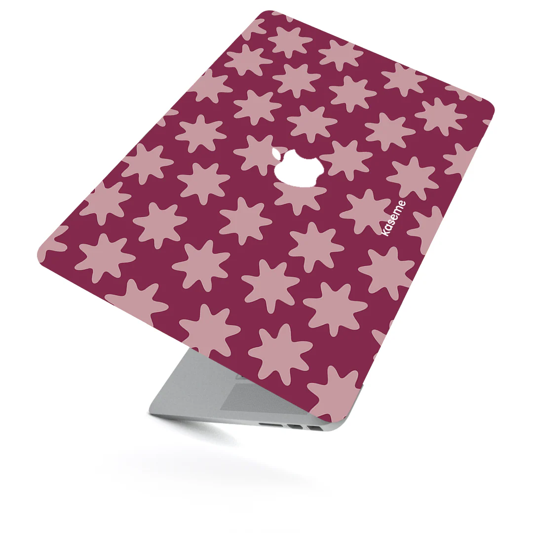 Unframed Burgundy MacBook Skin - Image 3