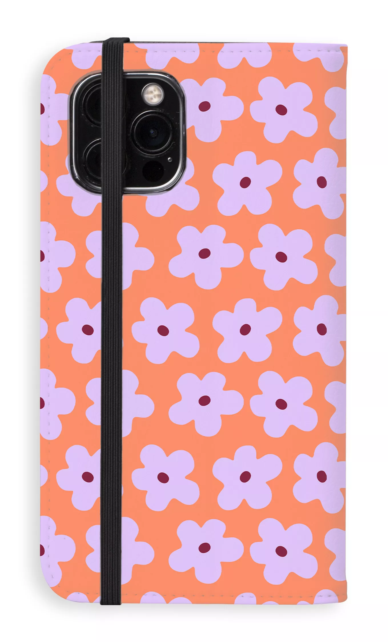 Viva la Fiori Orange Folio Case - Image 23