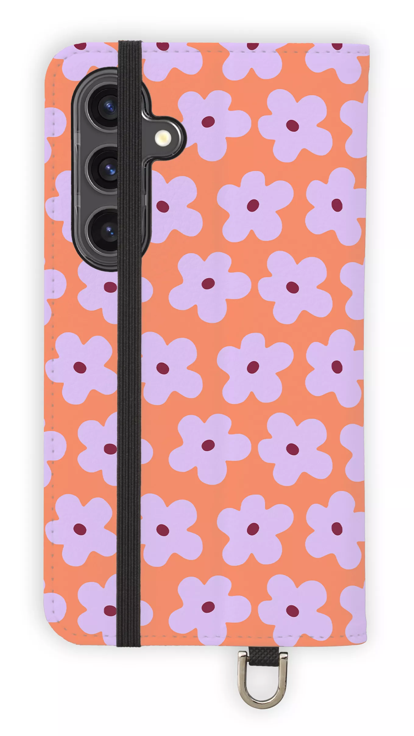 Viva la Fiori Orange Folio Case - Image 35