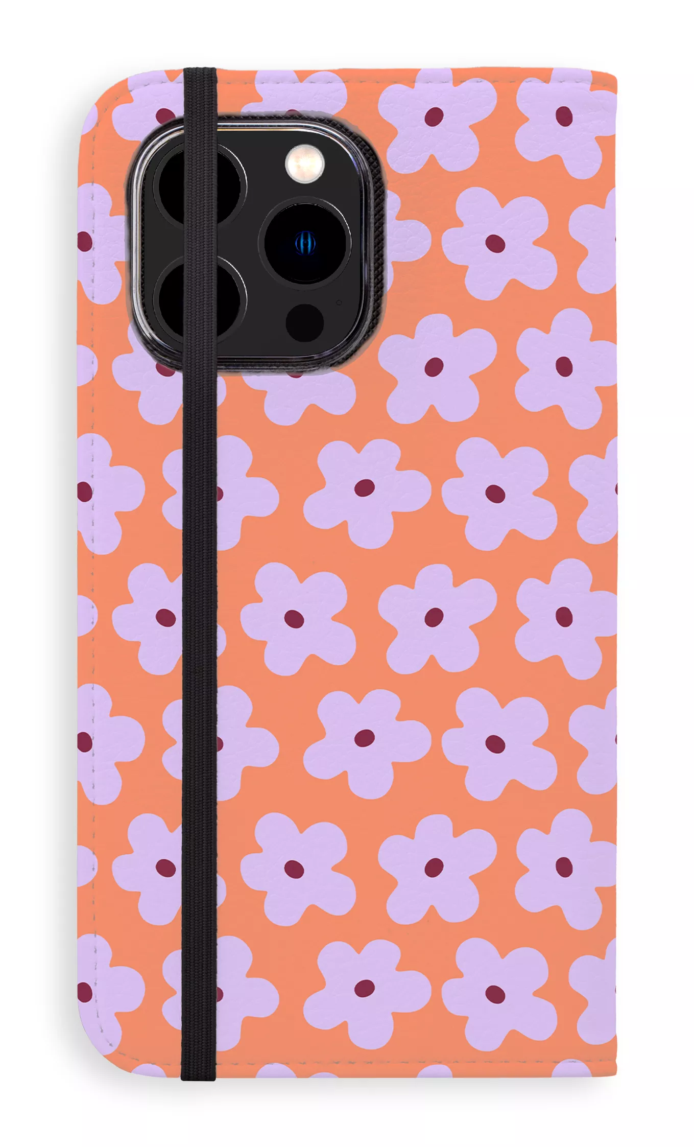 Viva la Fiori Orange Folio Case - Image 4
