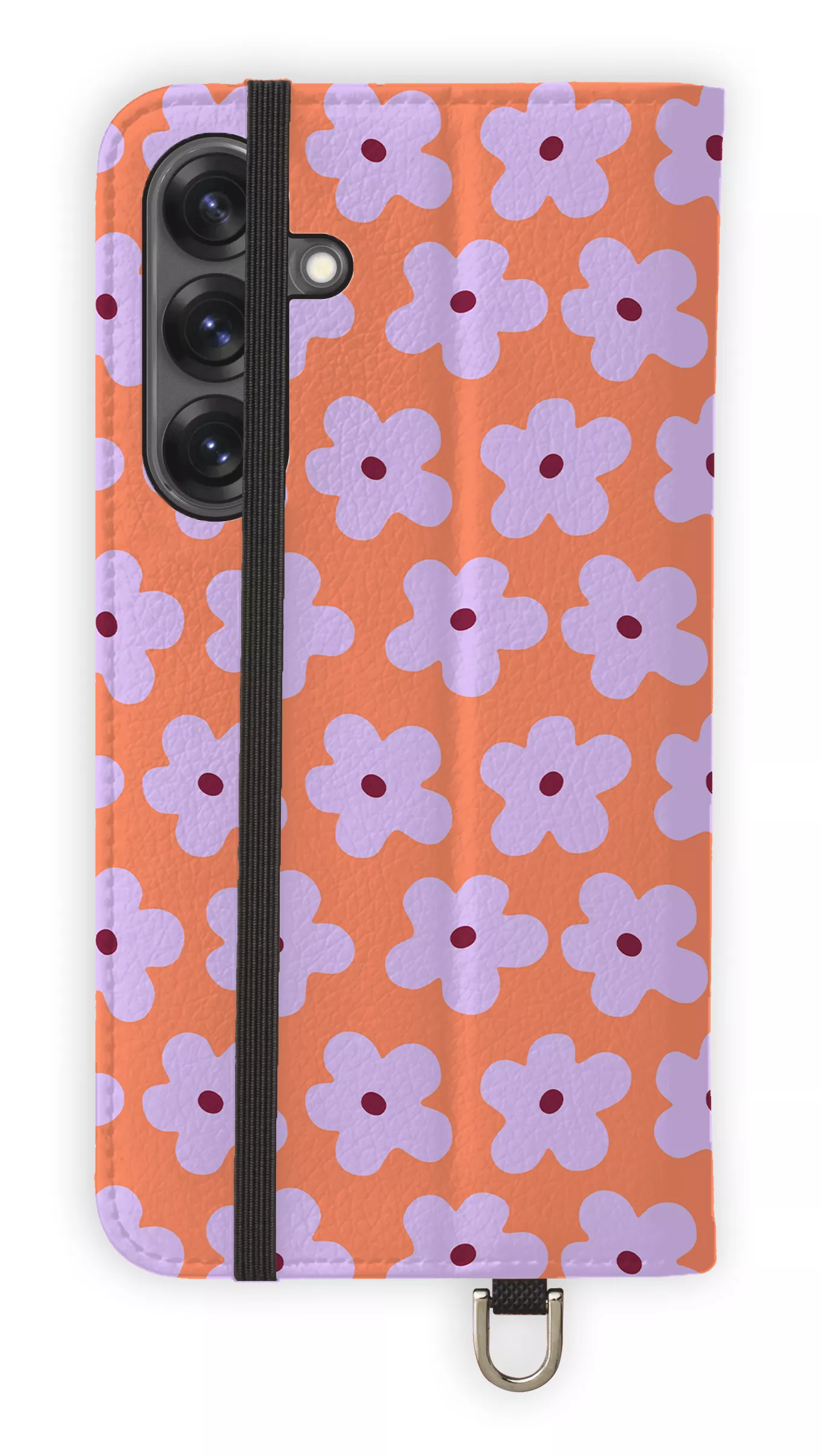 Viva la Fiori Orange Folio Case - Image 44