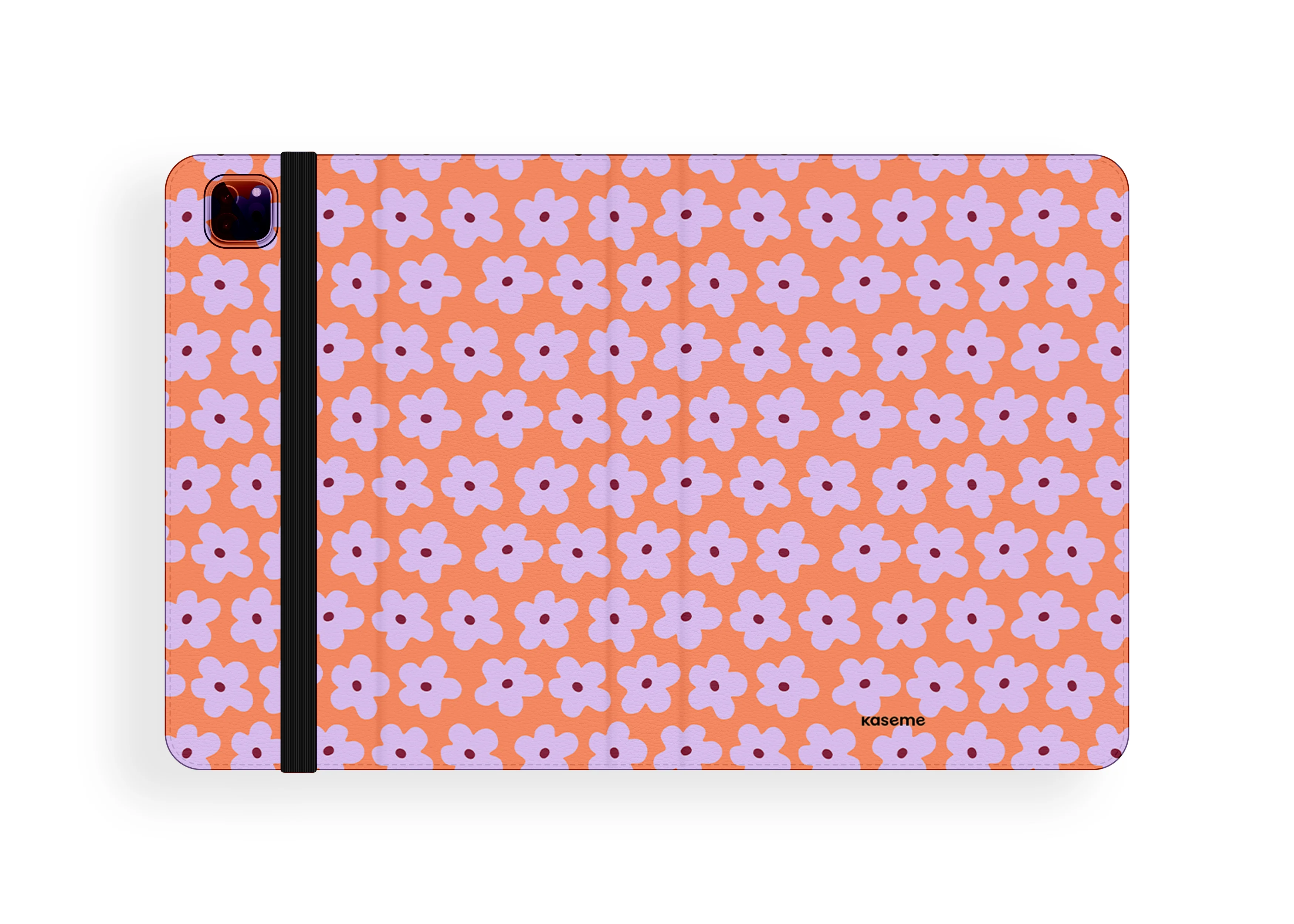 Viva la Fiori Orange iPad Case - Image 2