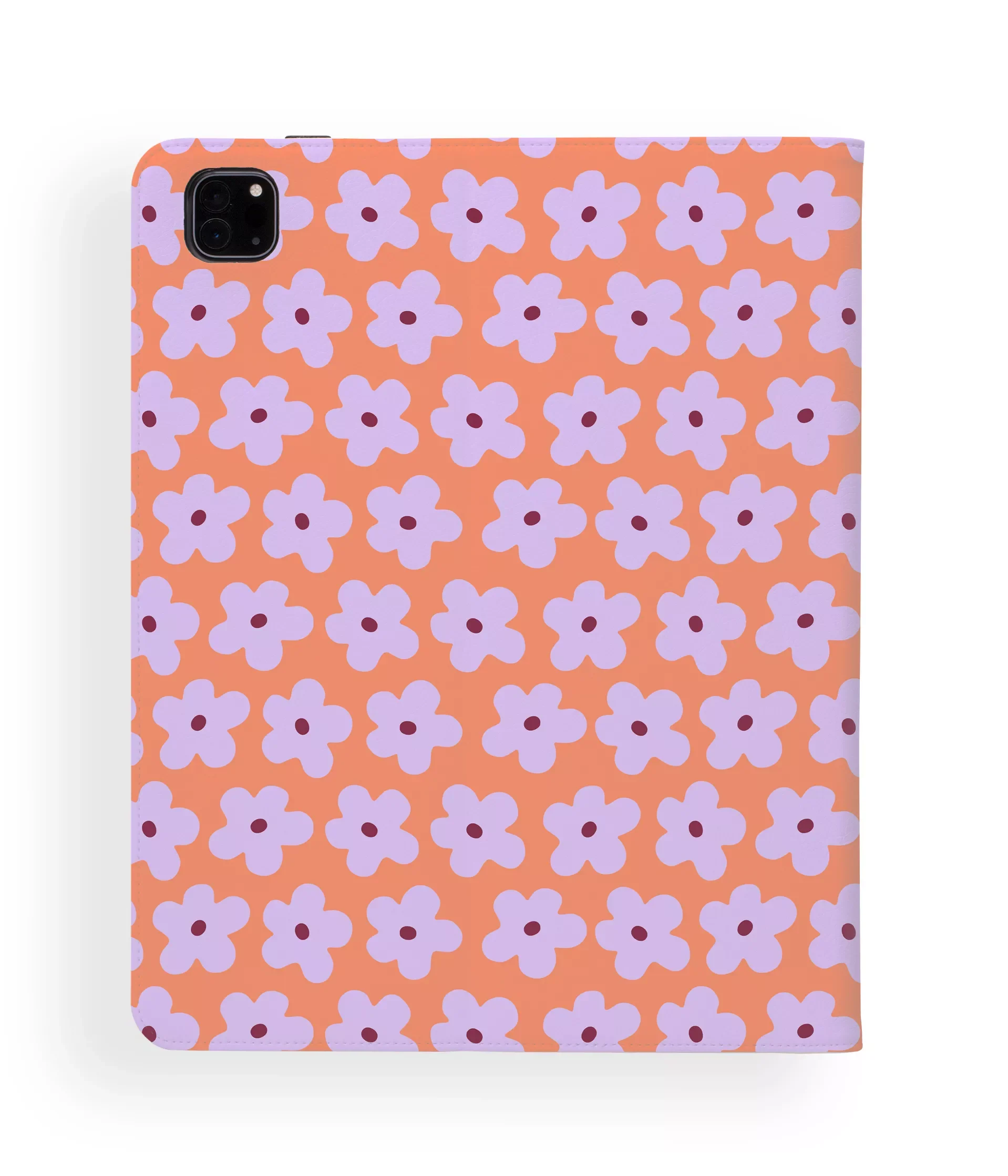 Viva la Fiori Orange iPad Case - Image 8